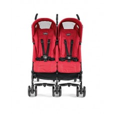 Peg Perego Pliko Mini Classico Twin İkiz Bebek Arabası Mod Red