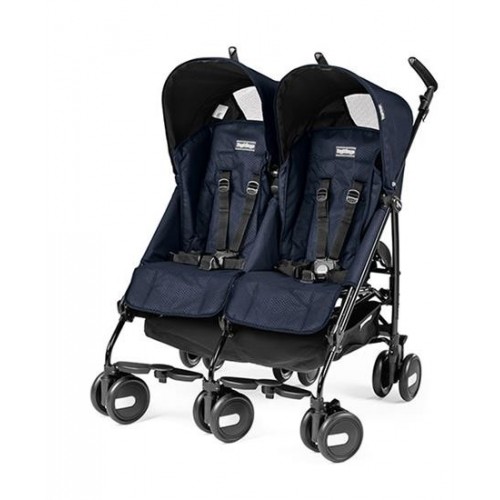 Peg Perego Pliko Mini Classico Twin İkiz Bebek Arabası Mod Navy