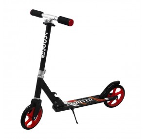 2 Tekerlekli Metal Scooter Siyah-Beyaz Xl