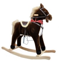 Sunman Sallanan At Hareketli ve Müzikli Kahverengi