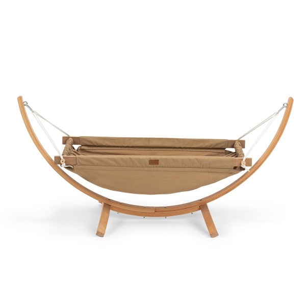 Wellgro Ahsap Bebek Hamak Kahve