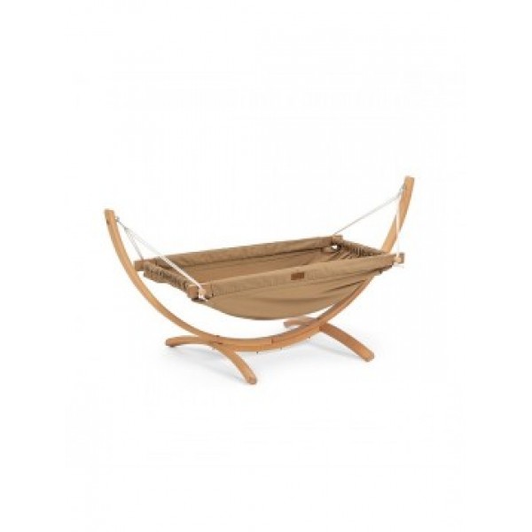 Wellgro Ahsap Bebek Hamak Kahve