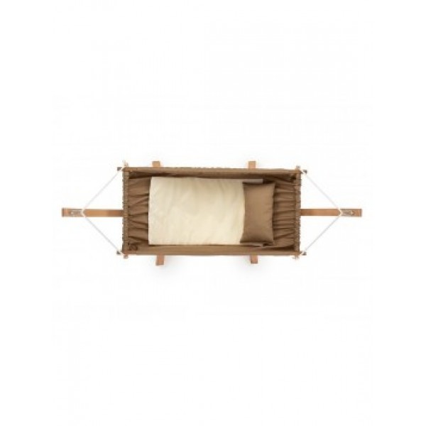 Wellgro Ahsap Bebek Hamak Kahve