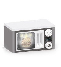 Sesli Siyah Mikrodalga Fırın