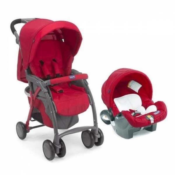 Chicco Duo Simplycity Plus Travel Sistem Bebek Arabası Red