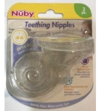 Nuby Geniş Ağız Yumuşak Medikal Silikon Biberon Emziği Orta Akış