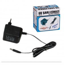 Pilsan 6 Volt Şarj Cihazı (1 Ah) Pvc Siyah Jaklı